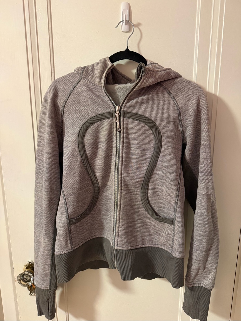 Lululemon Scuba Hoodie Gray Full‑Zip Hooded Jacket